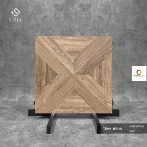 Gạch Ấn Độ 600x600 TEAK BRUN