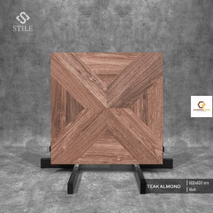 Gạch Ấn Độ 600x600 TEAK ALMOND